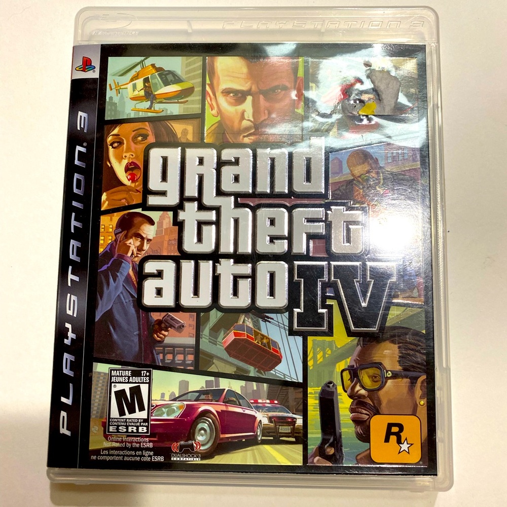 Grand Theft Auto IV (4) - PS3 game